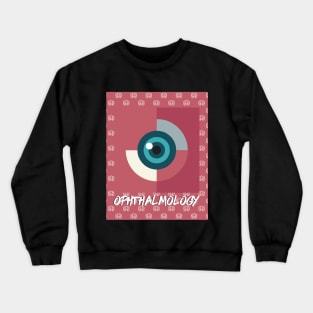 Ophthalmology abstract Brafdesign Crewneck Sweatshirt